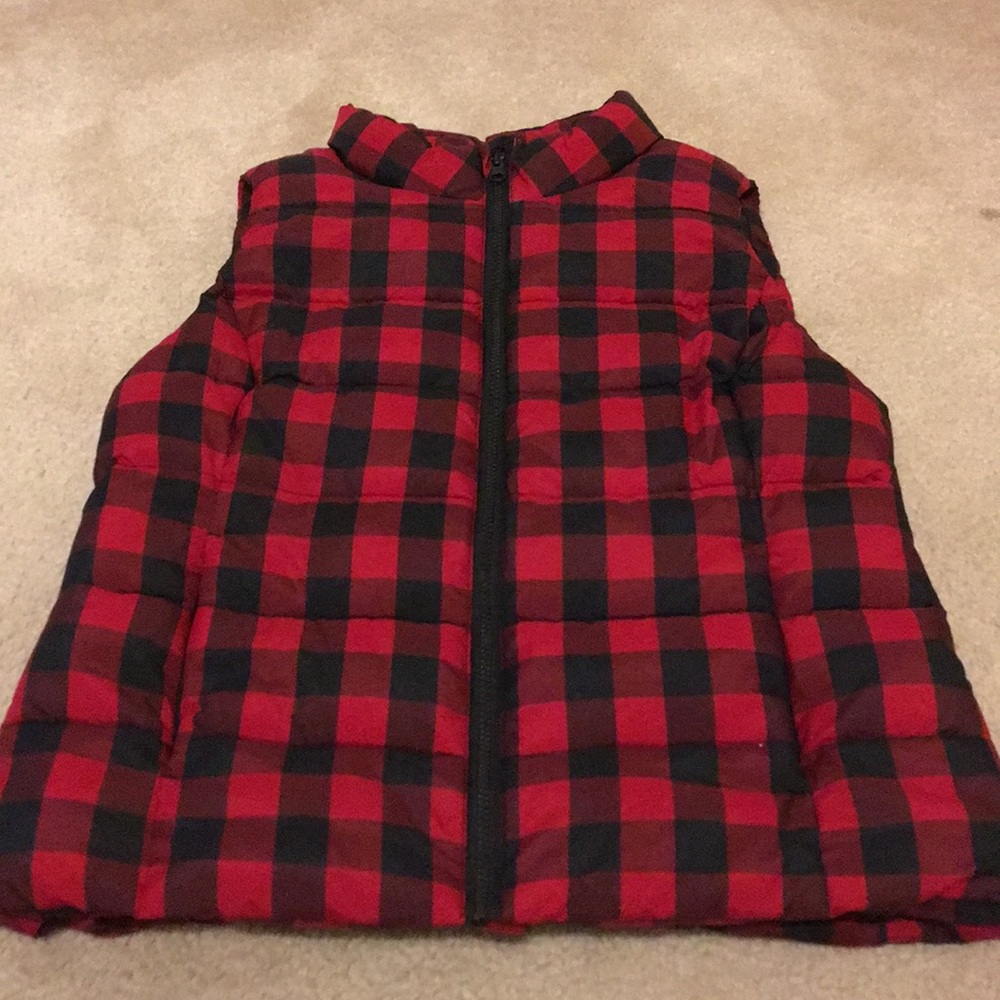Ruff Hewen buffalo plaid vest